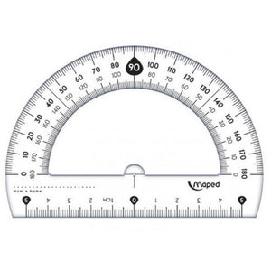 Transportador de Ángulos 12cm Maped