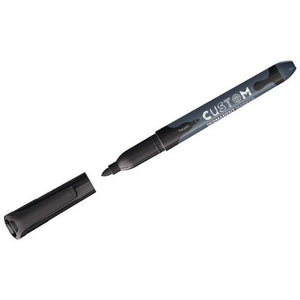 Marcador Permanente Punta Fina Redonda Negro