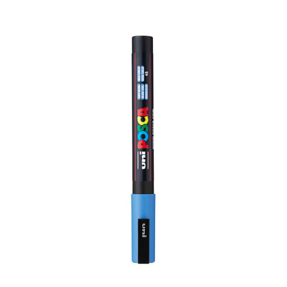 Uni Posca Marcador de Pintura Base al Agua 0,9-1,3 mm Azul Cielo