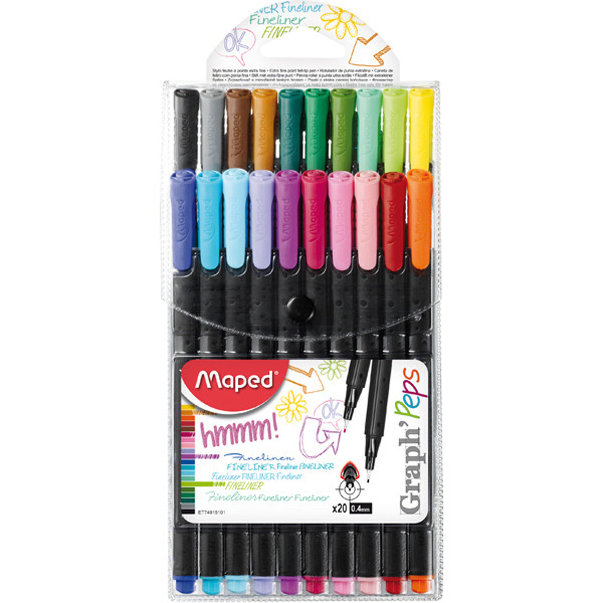 Rotulador Punta Fina Fine Liner Graph'Peps Maped