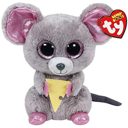 Peluche Beanie Boo Squeaker The Mouse 15cm