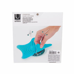 Estrella Atrapa Pelos Ducha Turquesa