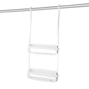 Organizador Doble Ducha Flex Blanco