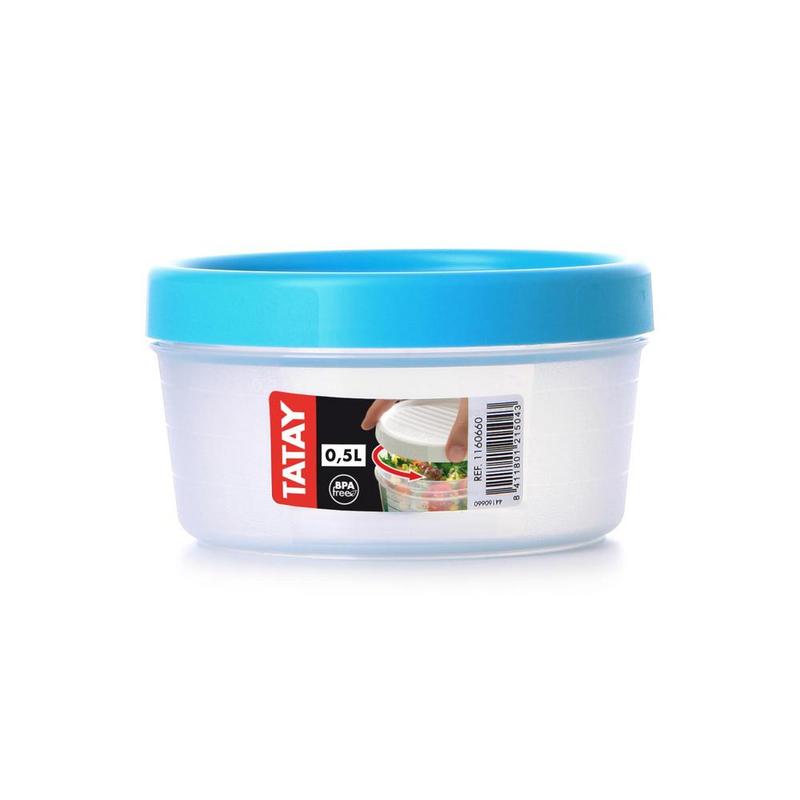 Contenedor de Alimentos 0,5 L Twist Turquesa