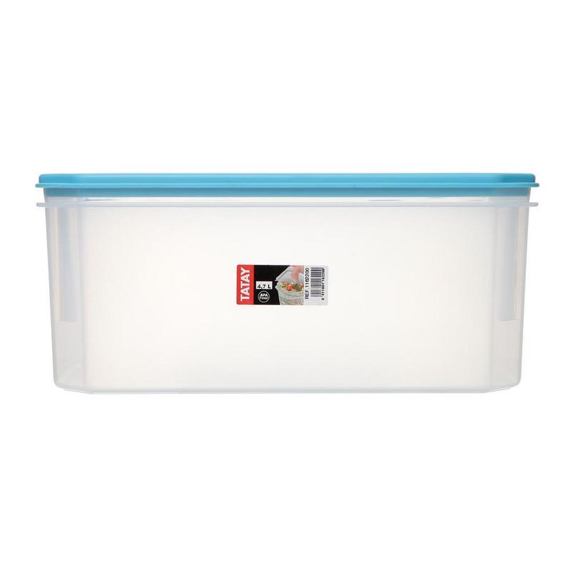 Contenedor de Alimentos 4,7 L Topflex Rectangular Turquesa