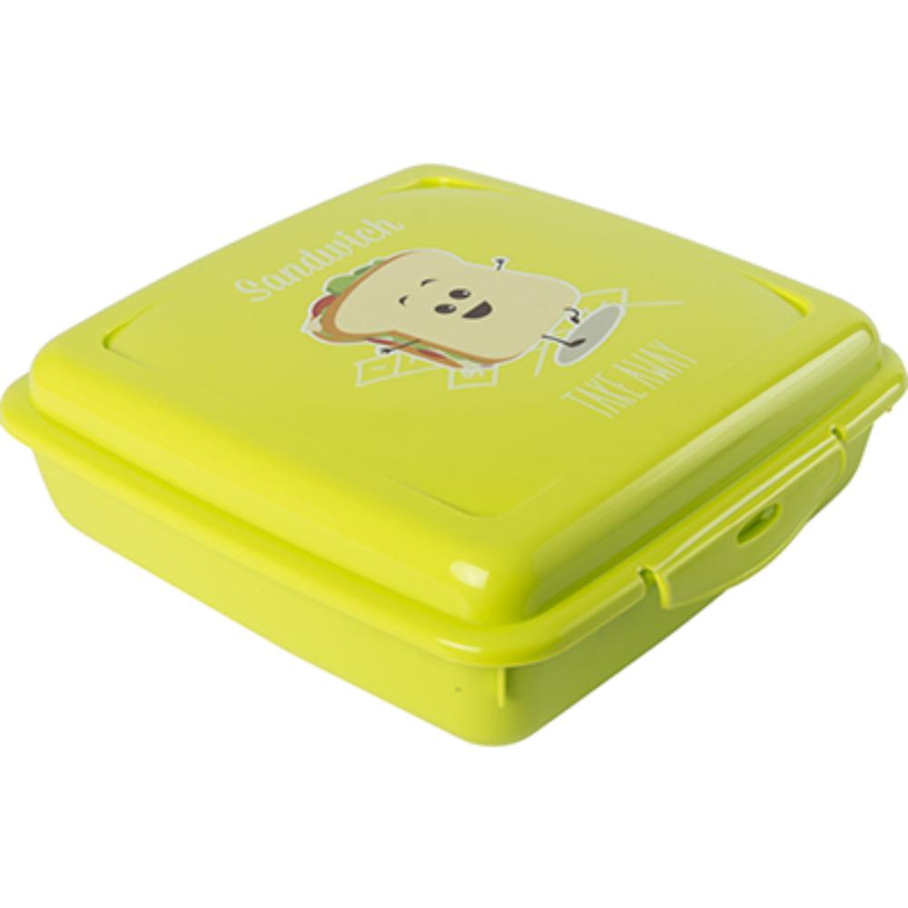 Estuche Sapporo Cuadrado Plano IML Take Away 14,5 cm