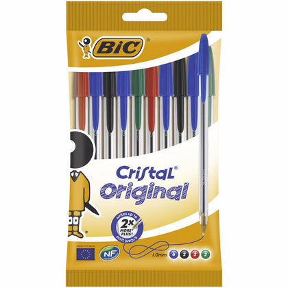 Blister 10 bolígrafos Bic