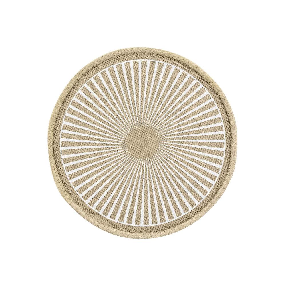 Mantel Individual 38cm Yute Estampado Soleimio