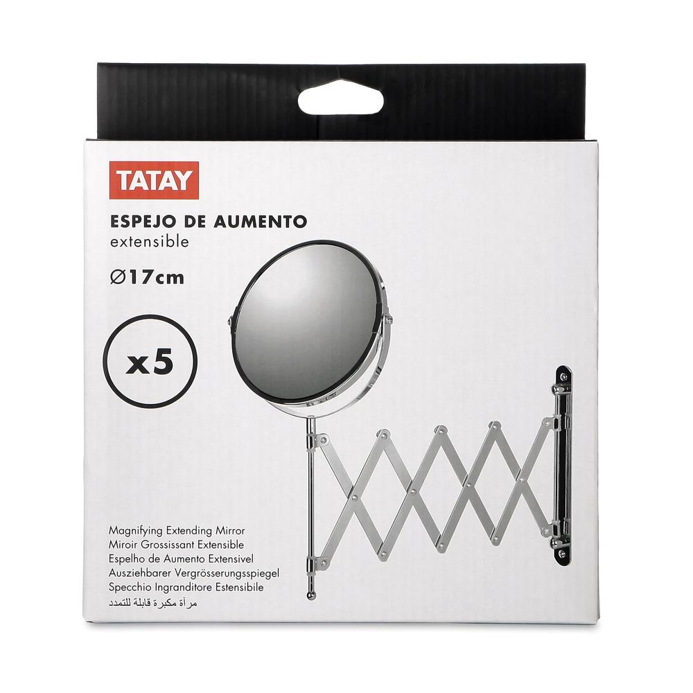 Espejo Aumento x 5 Extensible 17 cm 54,5 cm