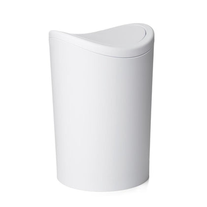 Cubo Baño Basculante Standard 6 L Blanco