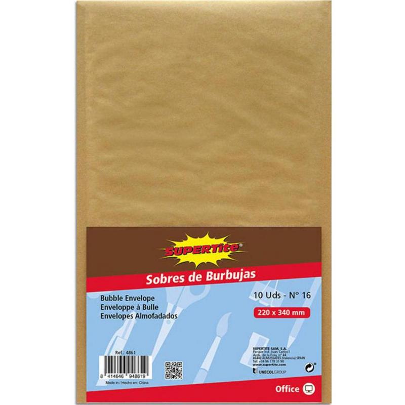Sobres Burbuja N2 16 220 x 340 mm