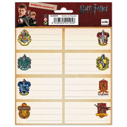 Etiqueta Escolar Harry Potter Grupo Erik