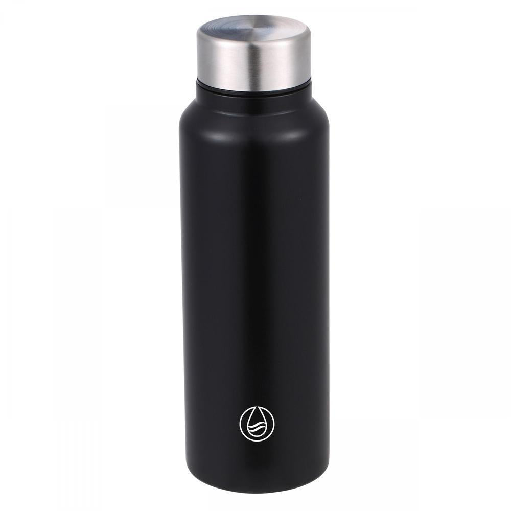 Botella Acero Inoxidable 750ml Negro Walking