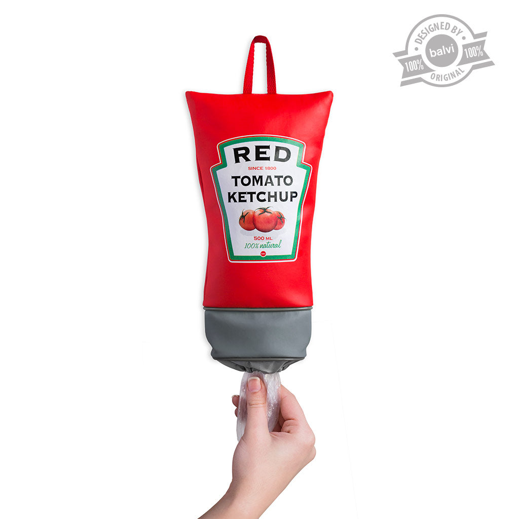 Dispensador Bolsas Plástico Ketchup