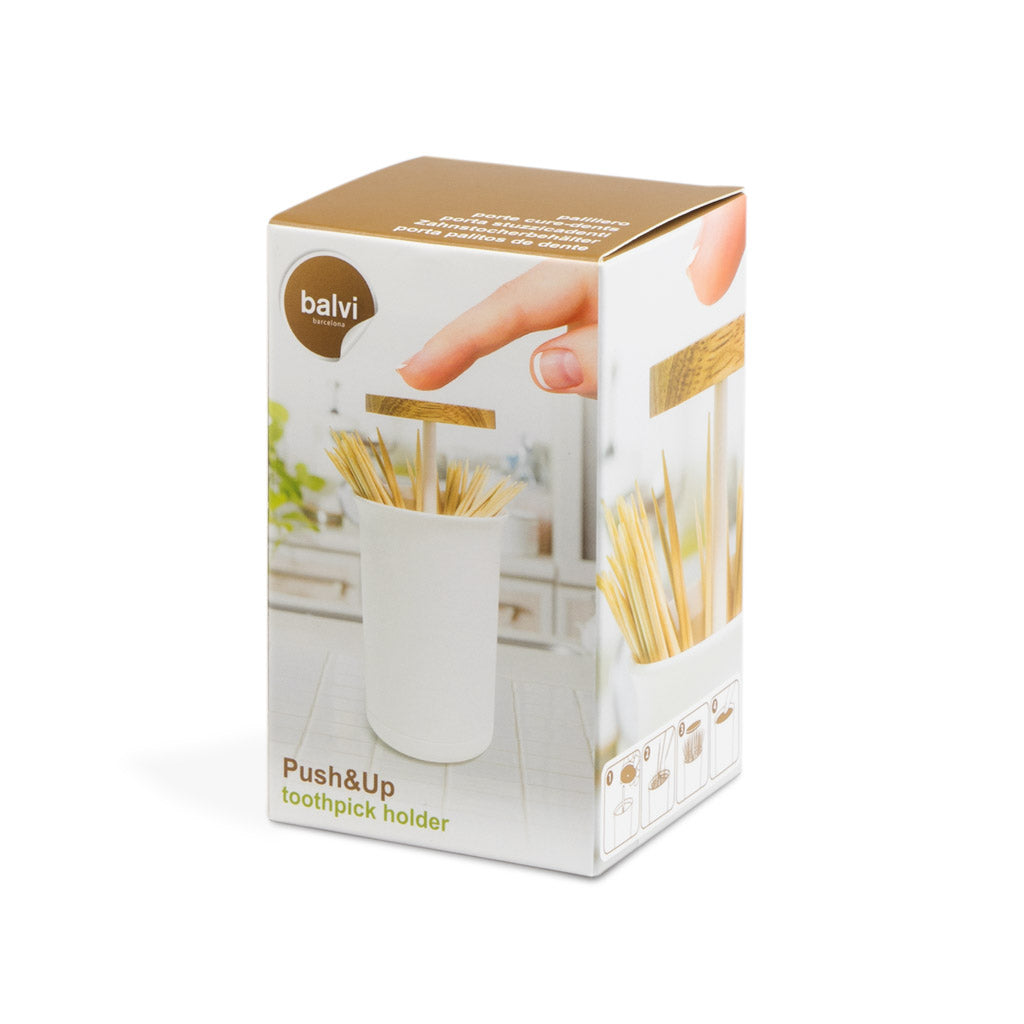 Palillero Push & Up Blanco