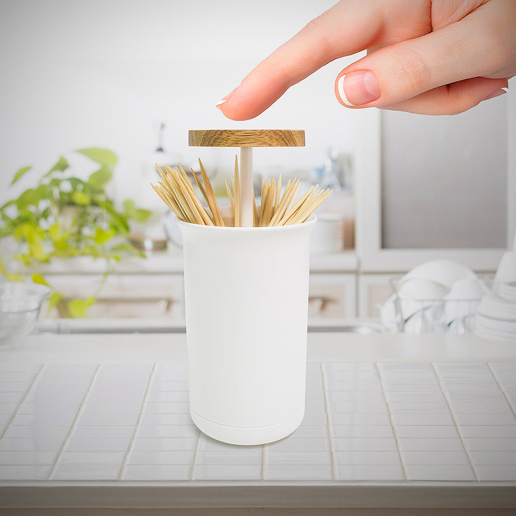 Palillero Push & Up Blanco