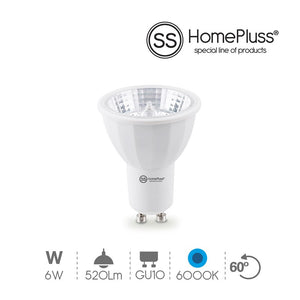 Lampara dicroica 6W GU10 6000K