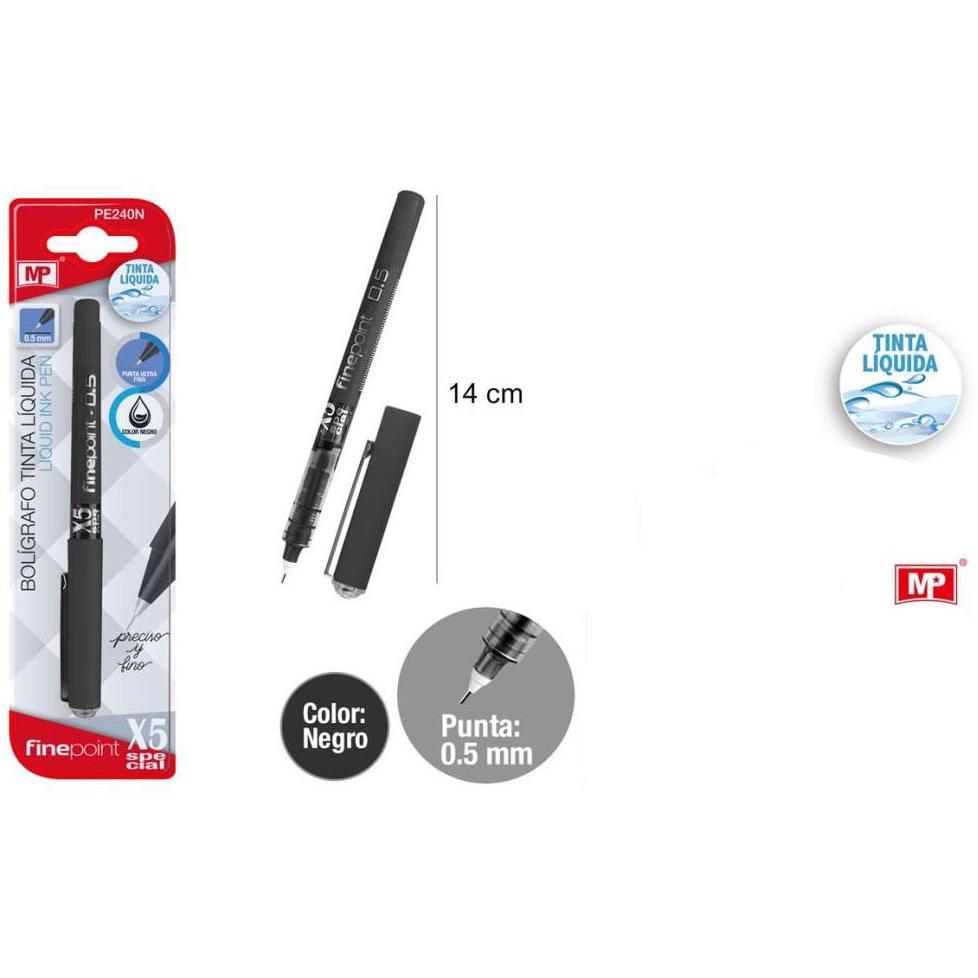 Bolígrafo de Tinta Líquida Punta 0,5 mm