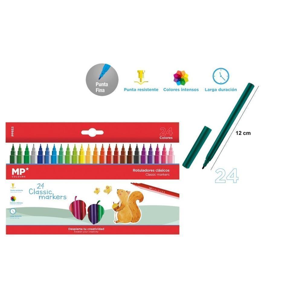 Rotuladores Clásicos Surtidos 24 uds