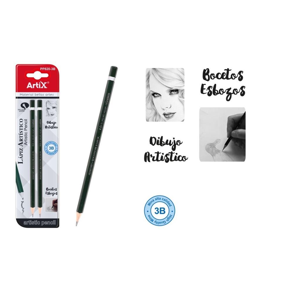 Lápiz Artístico 3B 2Uds