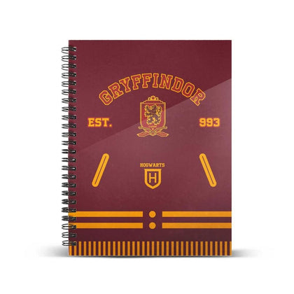 Cuaderno A4 Gryffindor Cuadriculada Harry Potter Varsity