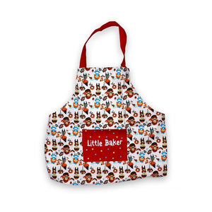 Set de Delantal Gorro y Paño Infantil