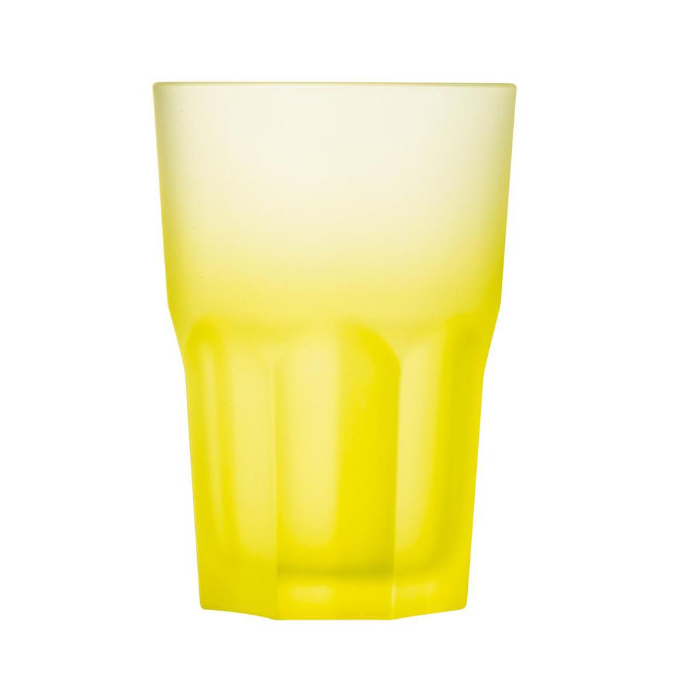 Techno Colors Luminarc Vaso Alto Vidrio Amarillo