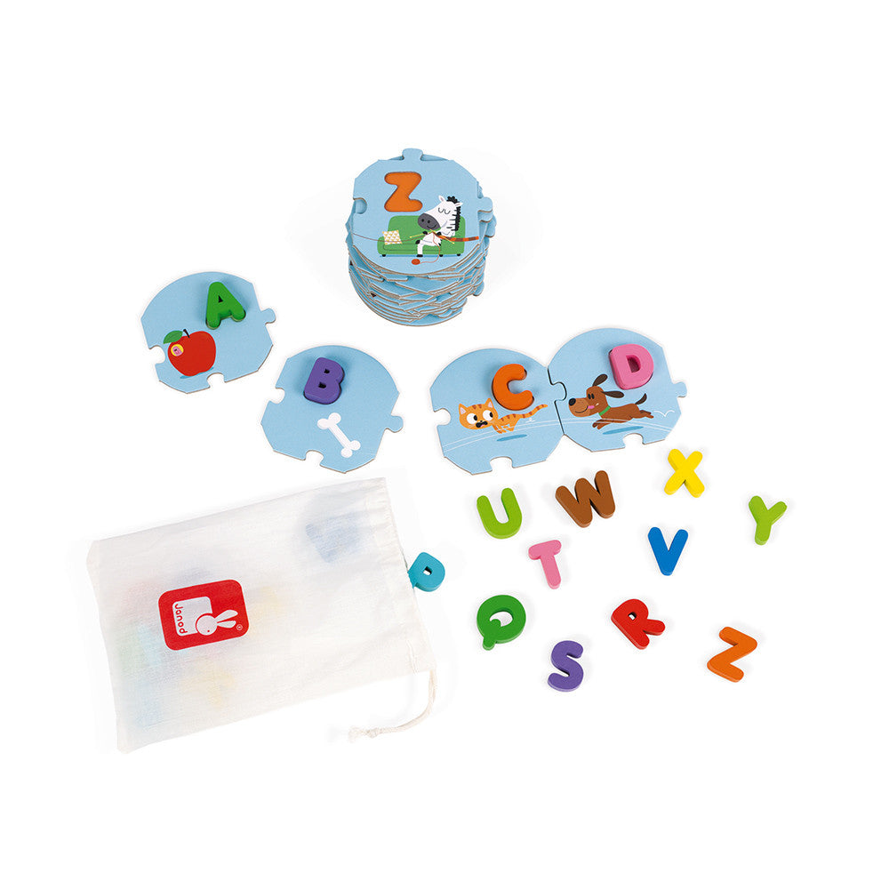 Puzle para Aprender el Alfabeto (Versión en Inglés)
