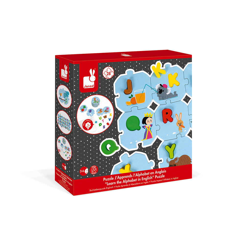 Puzle para Aprender el Alfabeto (Versión en Inglés)