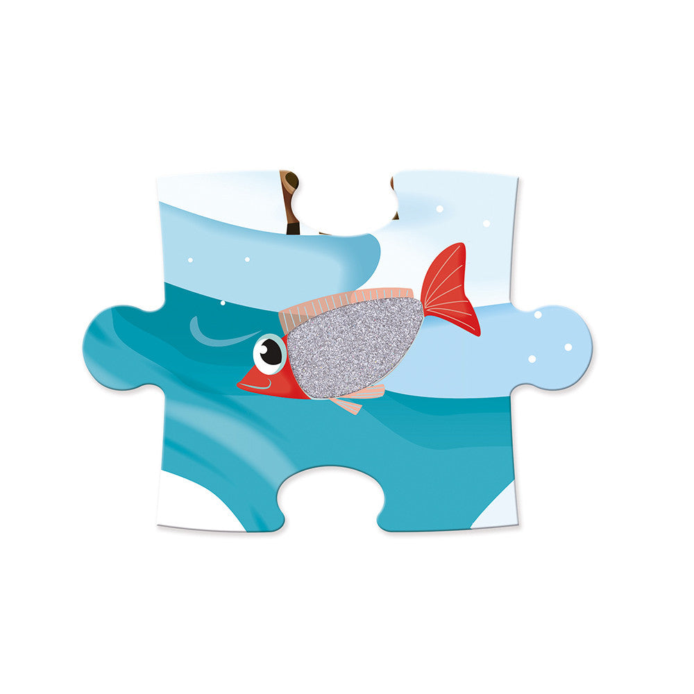 Puzle Táctil La Vida en La Banquisa 20 Piezas