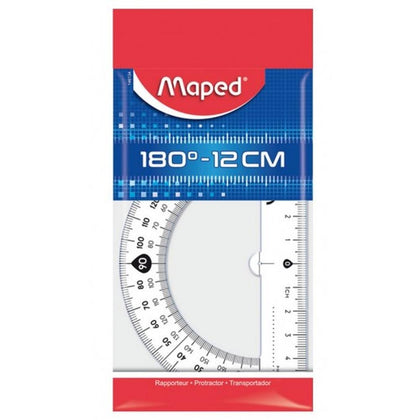 Transportador de Ángulos 12cm Maped