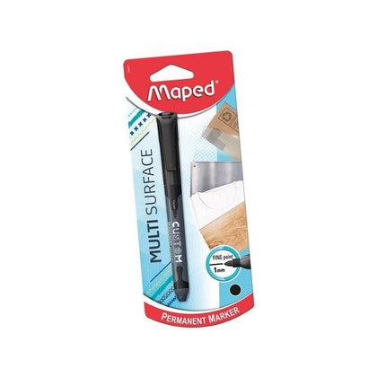 Marcador Permanente Punta Fina Redonda Negro