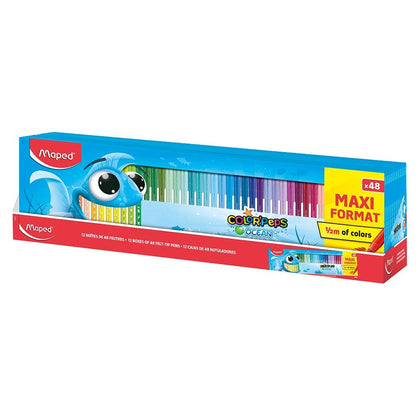 Feltros Colorpeps Ocean 48Uds Caja Cartón