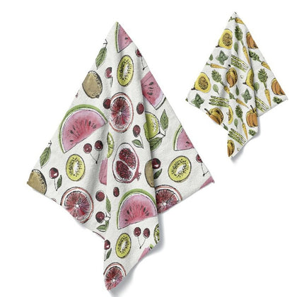 Paño Cocina 35x50 Microfibra Vegetales