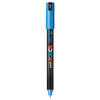 Uni Posca Marcador de Pintura Base Agua 0,4 mm Azul Metálico