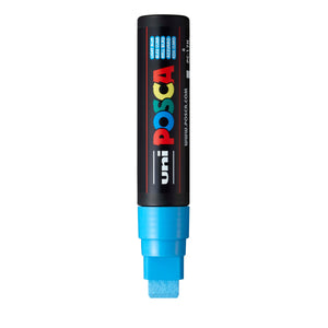 Uni Posca Marcador de Pintura Base al Agua 15 mm Azul Claro