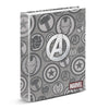 Carpeta Anillas Avengers Assault Marvel Karactermania Gris y Negro