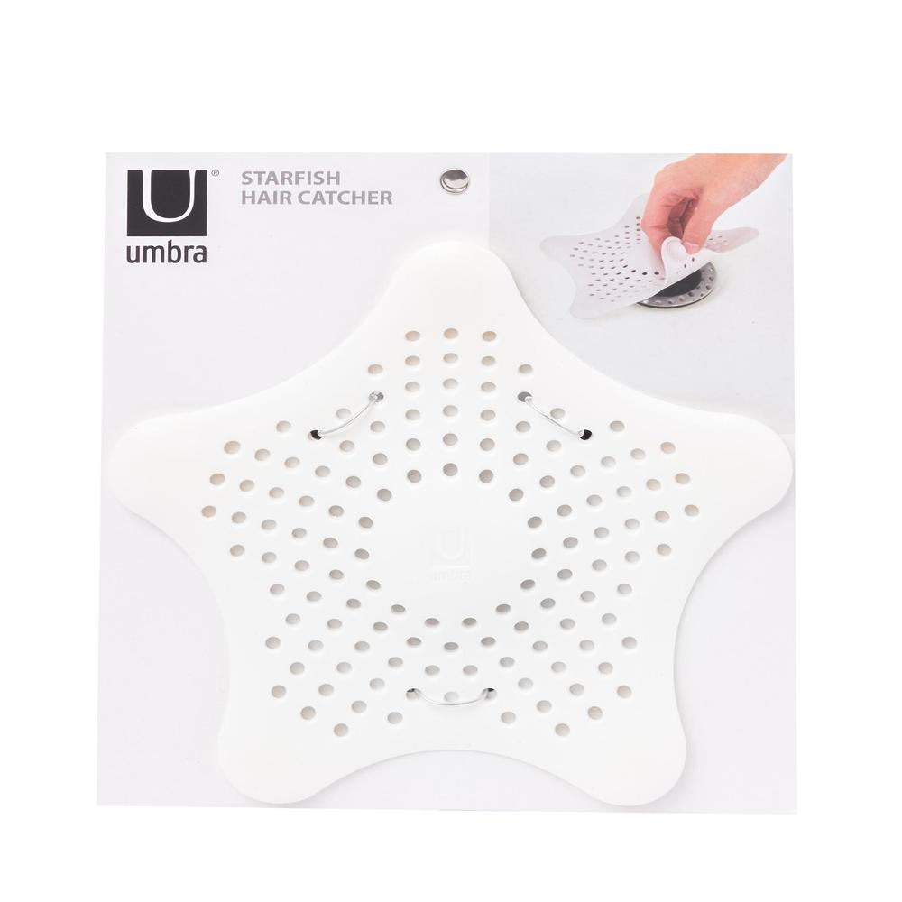 SHOP-STORY - STARFISH HAIR CATCHER WHITE - Filtre à Cheveux et