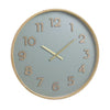 Reloj Pared 50cm Madera Verde