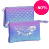 Estuche Escolar 3 Bolsillos Sirena 2m