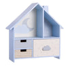 Cajonera Casita Infantil Azul