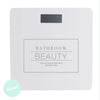 Báscula Digital Baño Essential Blanca