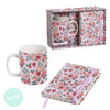 Set de Regalo Taza con Libreta Rose
