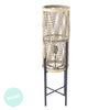 Lámpara Bambú Soporte Metal M