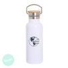 Botella Acero Inox. 500ml Life Blanco