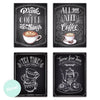 Lienzo 30X40 Pizarra Café 4m
