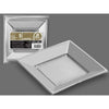 Bolsa 5 Plato Cuadrado Llano Plata 18 cm PS