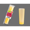 Bolsa 6 Vaso Tubo Irrompible Naranja 300 cc PP