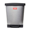 Cubo Pedal Cubik Steel 23 L Gris