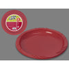 Set 18 Plato Llano Extra Fuerte Rojo 20 cm PS